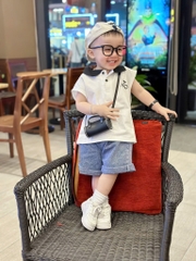 SET ÁO BA LỖ QUẦN BÒ BÉ TRAI ( xả 69k )