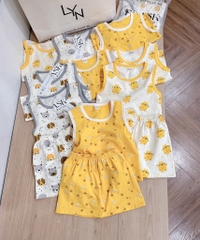 SET 3 BỘ BA LỖ TONE VÀNG BÉ TRAI (SALE 133k)