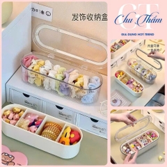 ĐỒ GIA DỤNG - HỘP ĐỰNG KẸP, CHUN TÓC