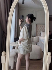 SET BỘ ÁO PHÔNG QUẦN ĐÙI 3 MÀU KÈM KHĂN NỮ