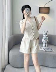 SET LINEN ZARRA 2 LỚP BUỘC SAU NỮ (HÀNG ĐẮT) SẴN (SALE 158k)