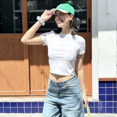 QUẦN JEANS NỮ LOE GẤU VẠT KIỂU