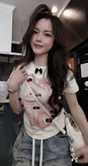SET ÁO COTTON QUẦN JEANS NỮ