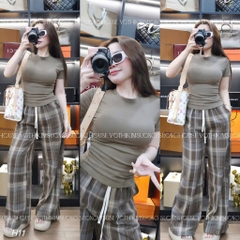 SET KẺ QUẦN 2 LI NỮ