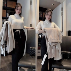 QUẦN BAGGY TĂM THỎ LÓT LÔNG NỮ THU ĐÔNG (TĂNG GIÁ) SẴN(Xả 69k)
