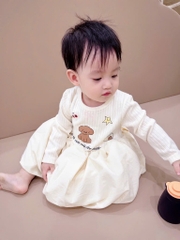 VÁY HOẠ TIẾT CHO BÉ SẴN