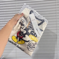 SET ÁO PHÔNG MICKY + QUẦN ĐÙI BÒ HÀNG QC CHÍNH PHẨM NỮ