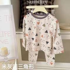 SET 2 BỘ DÀI TAM GIÁC HOMEWEAR BÉ TRAI