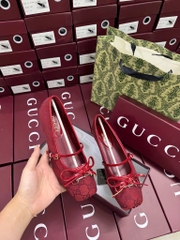 GIÀY DÉP - GIÀY GUCCI ĐỎ BÚP BÊ