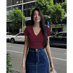 ÁO ZIP CỔ TIM CỘC TAY NỮ(XẢ 40k)