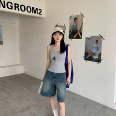 QUẦN NGỐ JEAN NỮ XANH WG