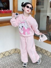 BỘ DÀI NỈ HAI DA MÈO MARIE HỒNG XÁM BÉ GÁI