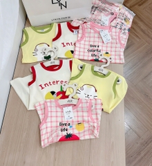 SET 3 VÁY SN MÈO CÀ CHUA BÉ GÁI
