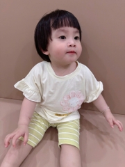 SET 2 BỘ HELLO HAPPY QUẦN NGỐ BÉ GÁI( xả 89k )