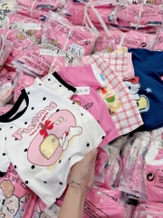 SET 4 ÁO BÉ GÁI NHIỀU MÀU SIÊU XINH