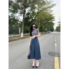 CHÂN VÁY XẾP LI DÁNG DÀI NỮ (SALE 60k)