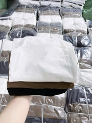 SET 3 ÁO ZIP LÔNG GIỮ NHIỆT ĐEN TRẮNG BE NỮ THU ĐÔNG SẴN