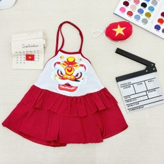 SET TRUNG THU KỲ LÂN ĐỎ BE BÉ TRAI BÉ GÁI SẴN