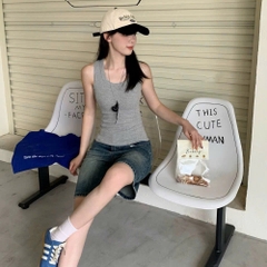 QUẦN NGỐ JEAN NỮ XANH WG
