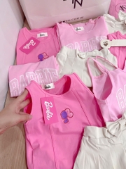 SET BA CHI TIẾT HỒNG BARBIE BÉ GÁI