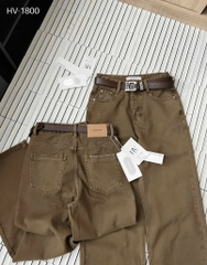 QUẦN JEANS NỮ NÂU XUÔNG NEW HÀNG ĐẸP SẴN (SALE 120k)