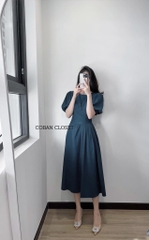 VÁY LI EO TẠO KIỂU TAY BỒNG SẴN