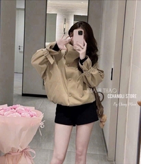 ÁO KHOÁC KAKI MÀU BE NỮ THU ĐÔNG SẴN
