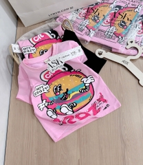 SET ÁO CRAZY QUẦN LEGGING CHO BÉ GÁI