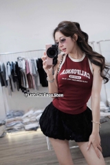 SET 2 ÁO BA LỖ ĐỎ - THAN CALIFORNIA PHỐI VIỀN NỮ SẴN