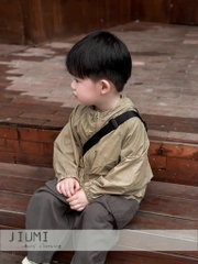 ÁO GIÓ MŨ DÀI TAY 2 MÀU BÉ TRAI BÉ GÁI