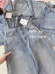 QUẦN JEANS NỮ SUÔNG GẤU TO TÚI VẠT SẴN
