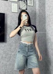 QUẦN NGỐ JEAN NỮ PHỐI CẠP C.K