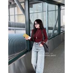QUẦN BÒ NỮ SUÔNG THÊU TIM ĐỎ TÚI SAU SẴN(SALE 100k)