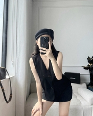 SET NỮ ÁO GILE + CHÂN VÁY ZR XUẤT (Sale 119k)