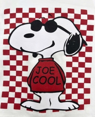 SET BỘ COTTON SNOPY JOE COOL MIX QUẦN SỌC THỂ THAO ĐỎ ĐÔ CHO BÉ TRAI SẴN