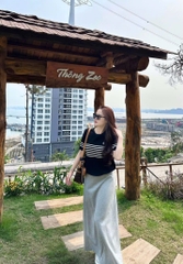 ÁO KẺ THÊU NGỰA SIU SIU HOT NỮ