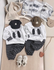 SET DÀI NỈ CÚN CARO SIÊU HOT BÉ TRAI SẴN