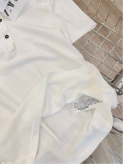 ÁO POLO CỔ ĐỨC TAY BỒNG NỮ