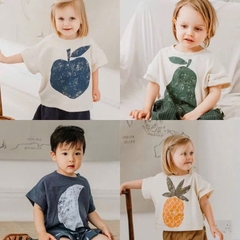 SET 5 ÁO PHÔNG CỘC TAY DỨA CHO BÉ GÁI BÉ TRAI(XẢ 119k)