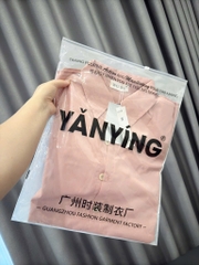 VÁY HỒNG CỔ SƠ MI THÊU NGỰA NỮ SẴN (XẢ 95k)