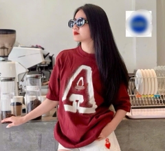 ÁO PHÔNG ĐỎ CHỮ A NỮ SẴN
