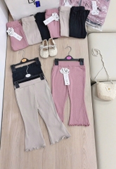 SET 3 QUẦN TĂM LOE DÀI TONE BE HỒNG ĐEN BÉ GÁI