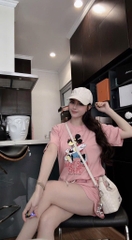 SET BỘ CỘC HỒNG MICKEY NỮ SẴN