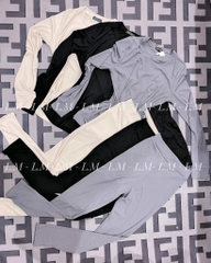 SET THUN DÀI TAY ÁO XẺ TÀ 3 MÀU - xả 69k