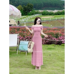 VÁY LEN NỮ THỎ BỆN DÂY DÁNG DÀI NỮ SẴN(SALE 119k)