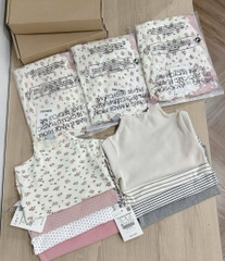 SET 4 ÁO ZIP GIỮ NHIỆT DÀI TAY BÉ GÁI