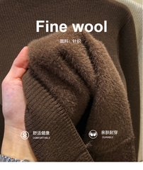 ÁO LEN LÓT LÔNG DÀI TAY 5 MÀU NỮ THU ĐÔNG