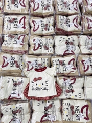 SÉT ÁO HELOO KITTY CHÂN VÁY KẺ BÉ GÁI SẴN (XẢ 65k)