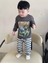 SET 3 BỘ DÀI TAY KHỦNG LONG BÉ TRAI