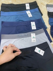HỘP 5 QUẦN SỊP NAM LACOSTE DẬP NỔI THUN LẠNH CAO CẤP